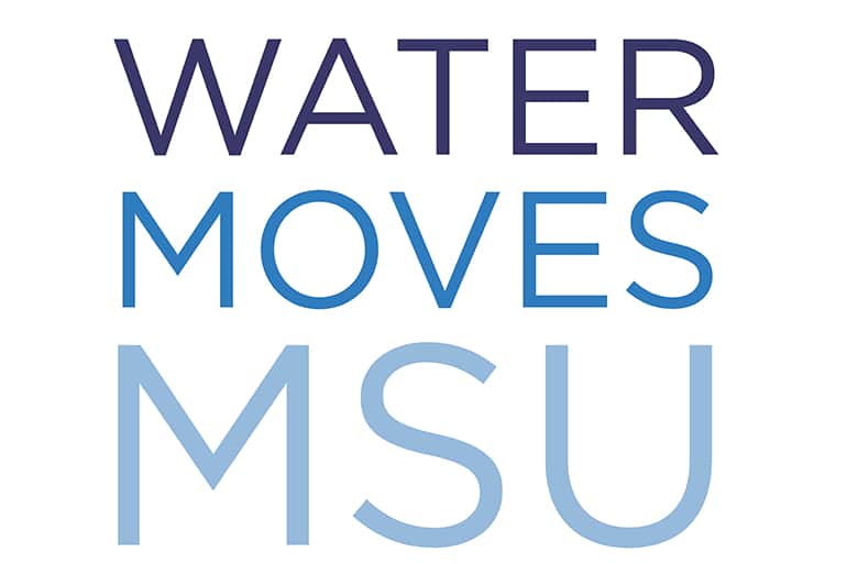 MSU Water Moves logo