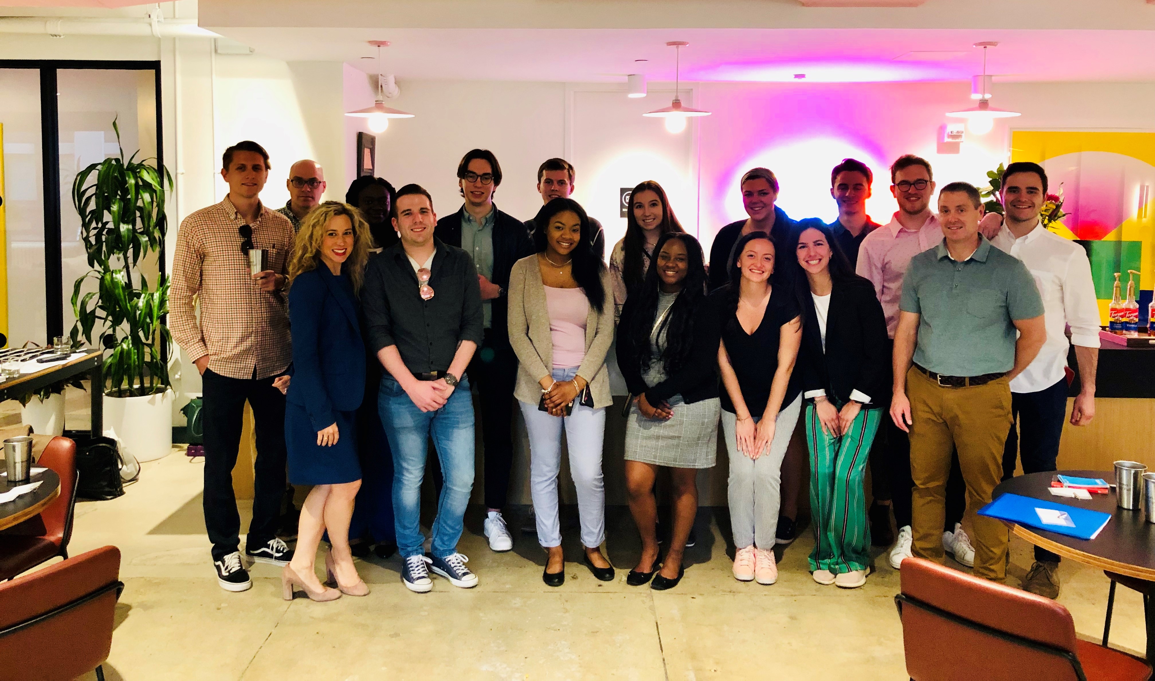 ComArtSci Field Experience Students at WeWork