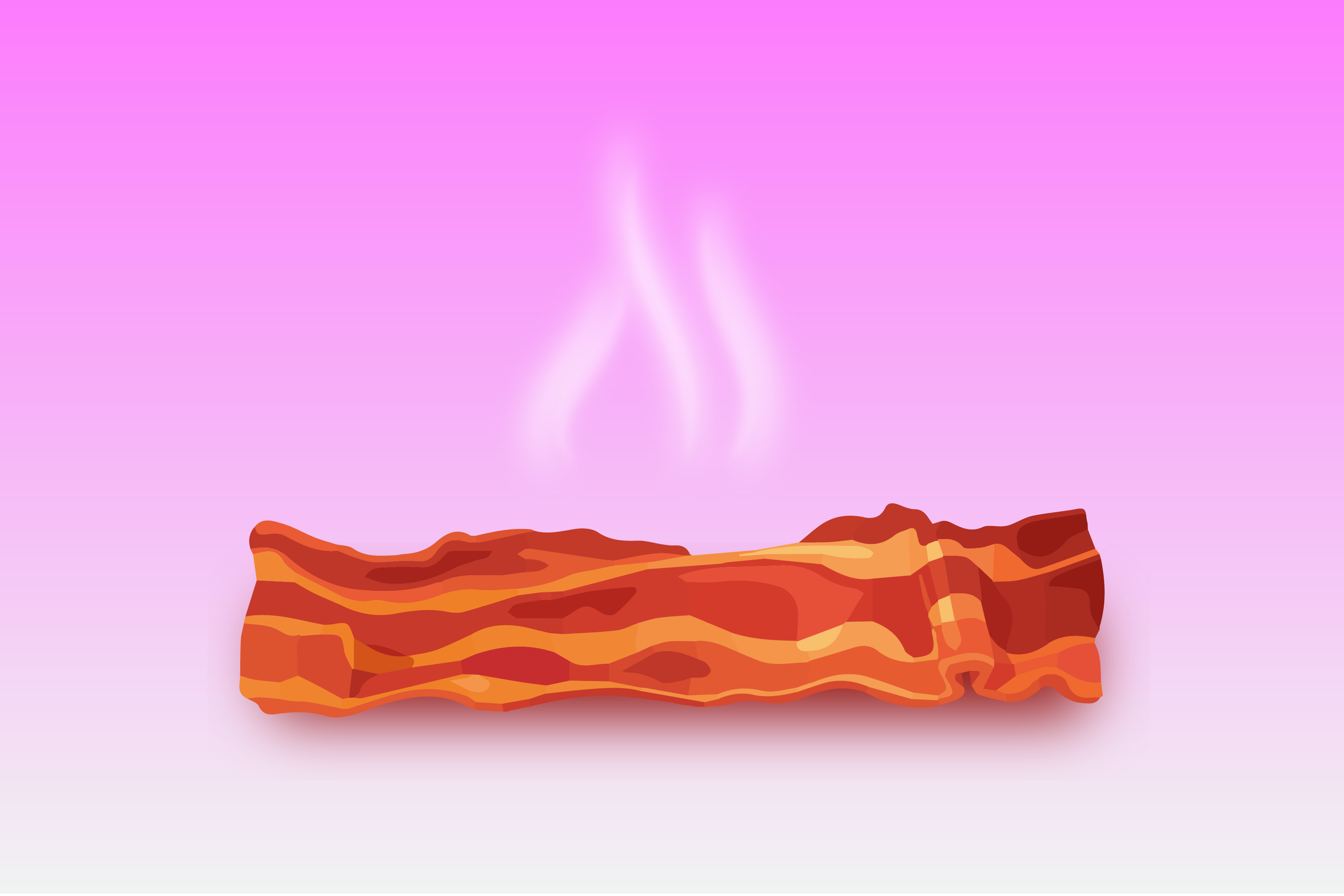 Graphic of Bacon with Steam