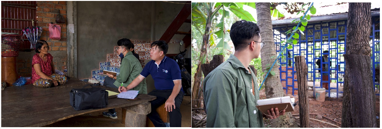 HRCMA alumn Pingann Oung during fieldwork for Operation Unchain