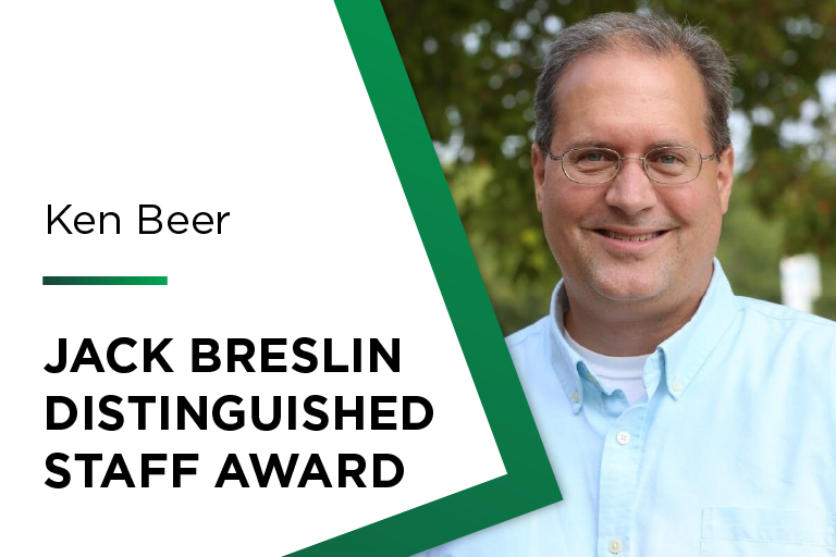 Ken Beer: Jack Breslin Distinguished Staff Award