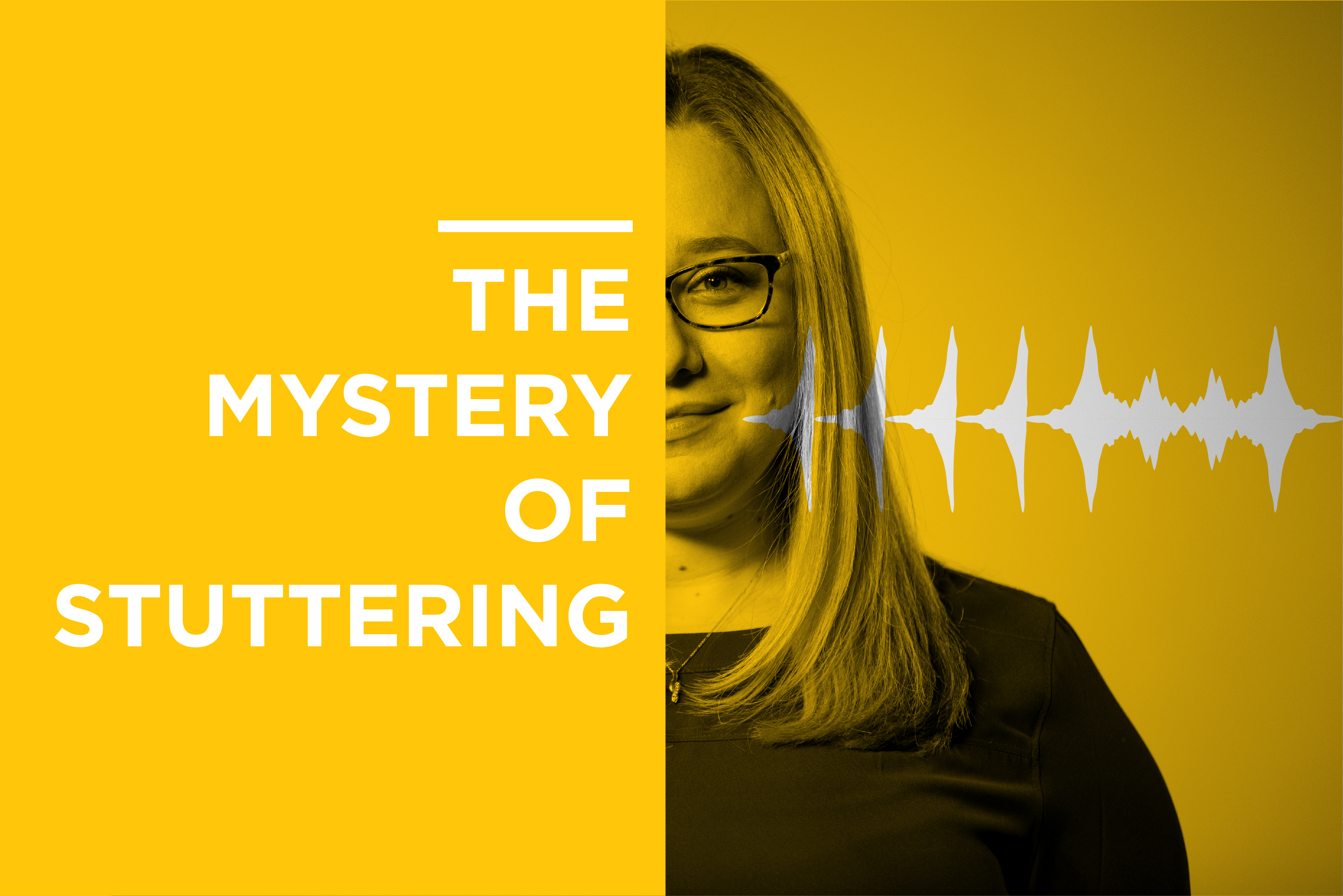 Graphic and Photo for The Mystery of Stuttering