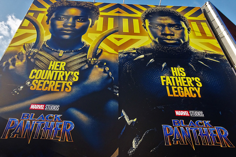 Image result for black panther movie marketing