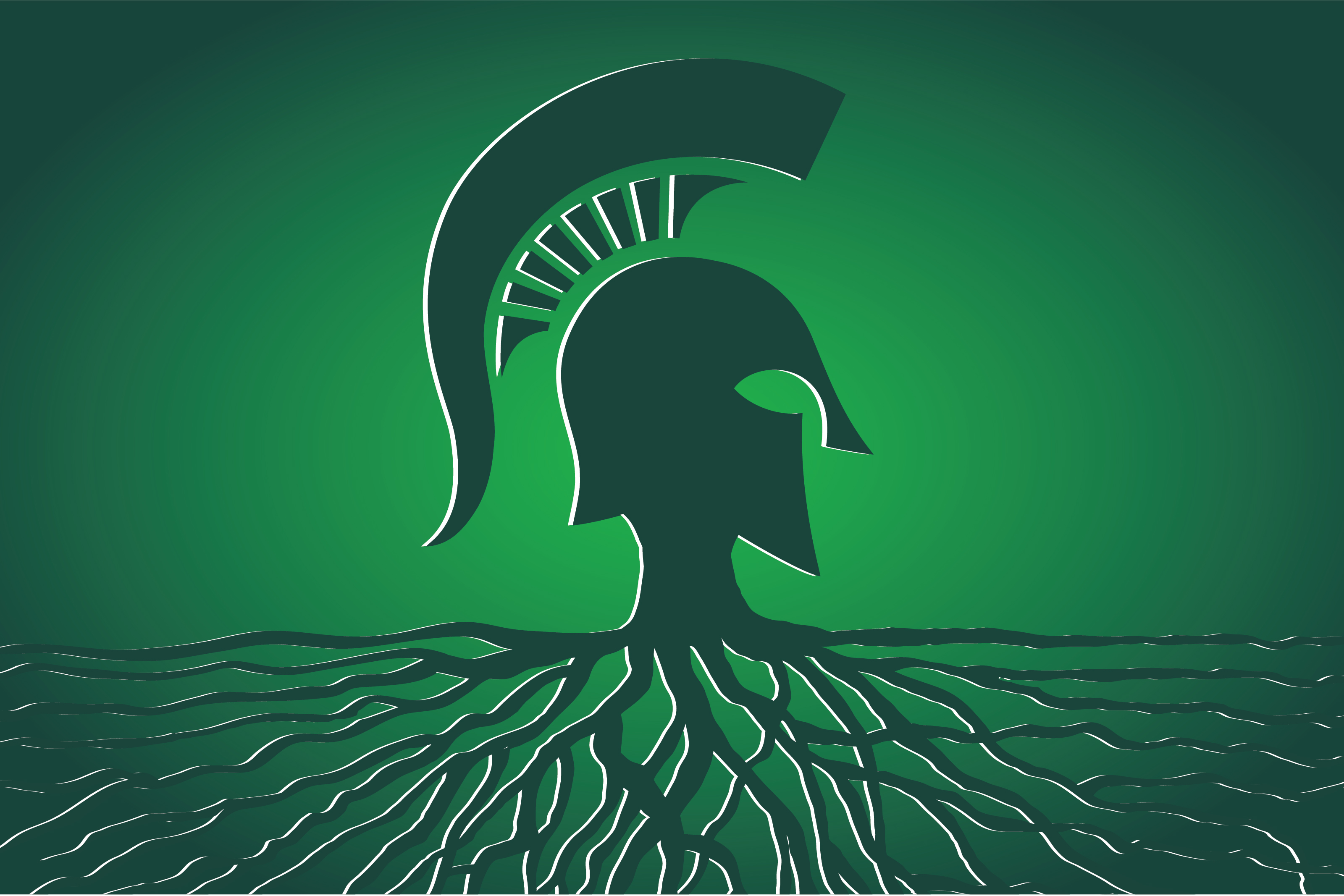 Sparty head.