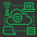 Icon of an information cloud