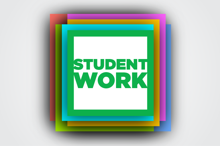 "Student Work" Graphic