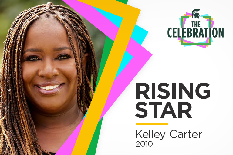 Graphic of 2010 Rising Star Kelley Carter