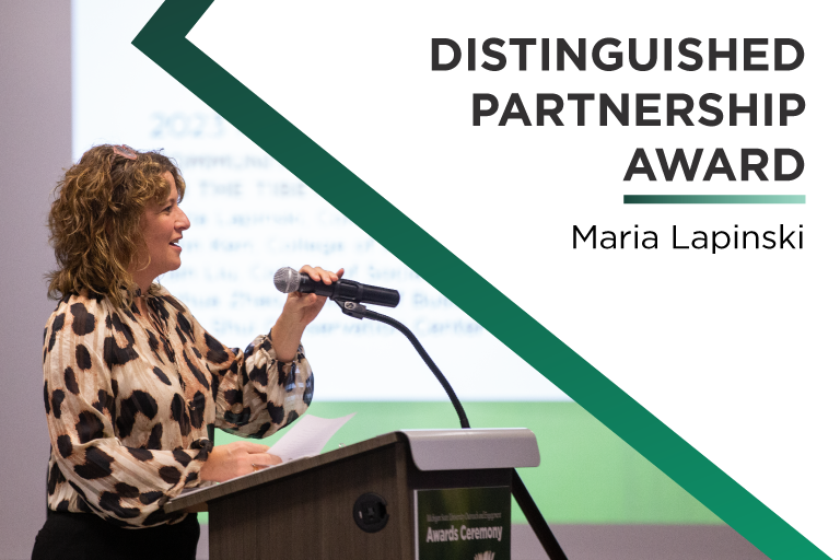 Distinguished Partnership Award: Maria Lapinski