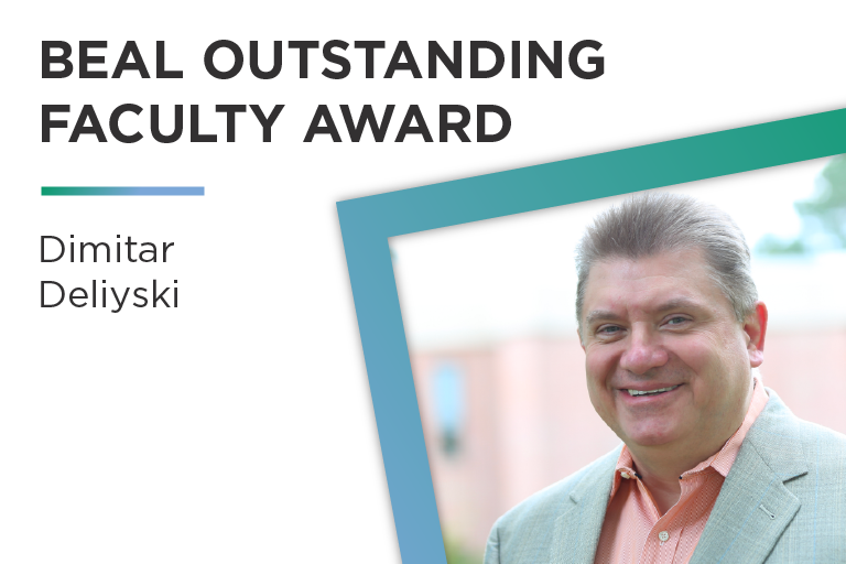 Beal Outstanding Faculty Award: Dimitar Deliyski