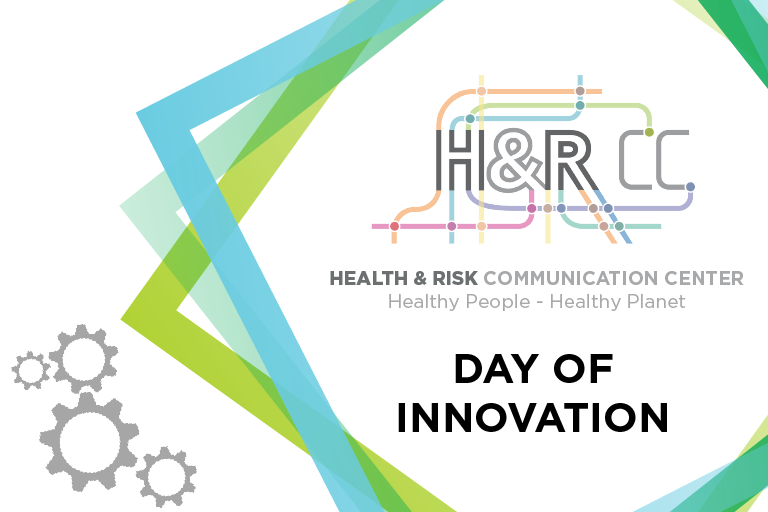 HRCC Logo, Text reads: Healthy People - Healthy Planet, Day of Innovation