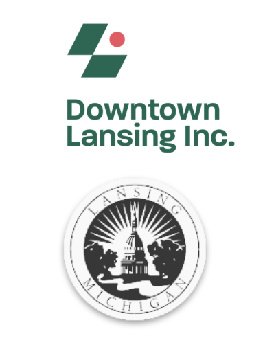 Downtown Lansing Inc. and City of Lansing logos