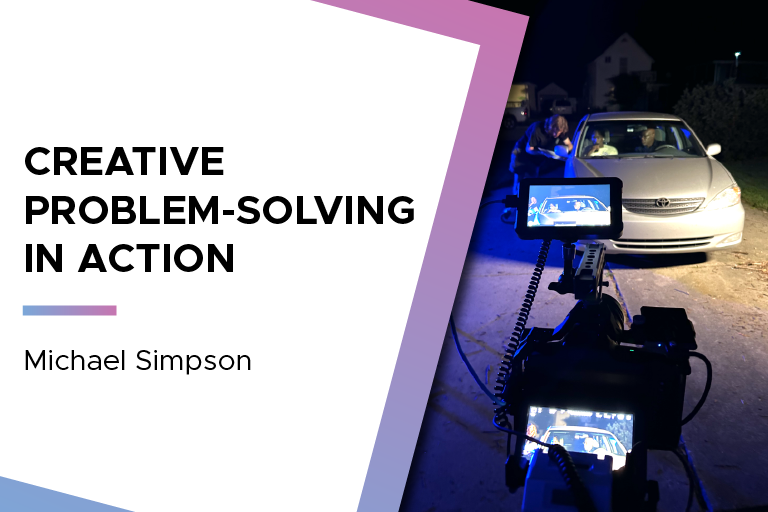 Digital Storytelling major Michael Simpson took on a hands-on production internship with Public Light Productions this summer.  