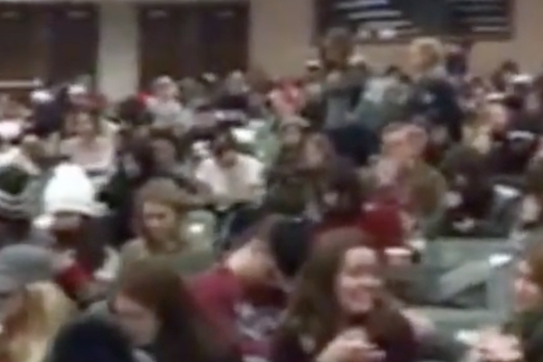 Students in Karl Gude's CAS 110 class