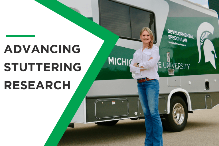 Advancing stuttering research | Photo of Bridget Walsh