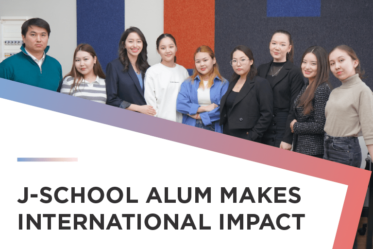 J-School Alum Makes International Impact | Photo of a group