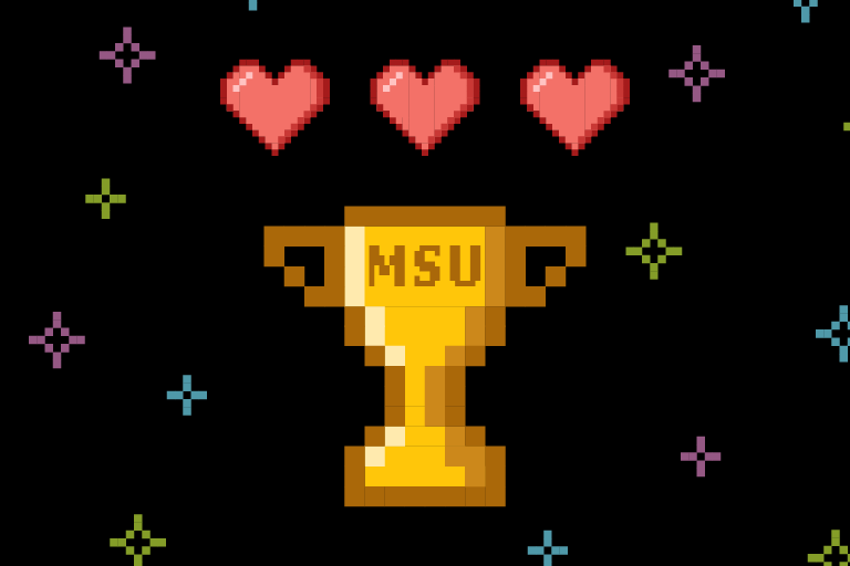Website graphic for MSU's 2025 Collegiate Games Challenge