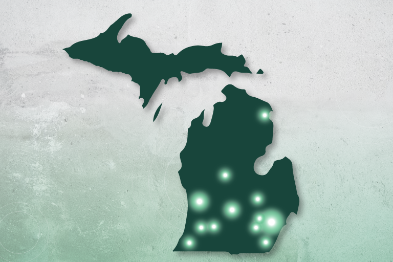 Map of Michigan