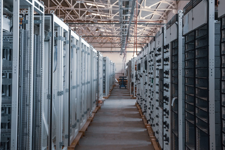Data center stock image
