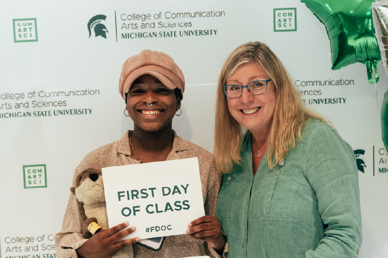 Community Message first day of class