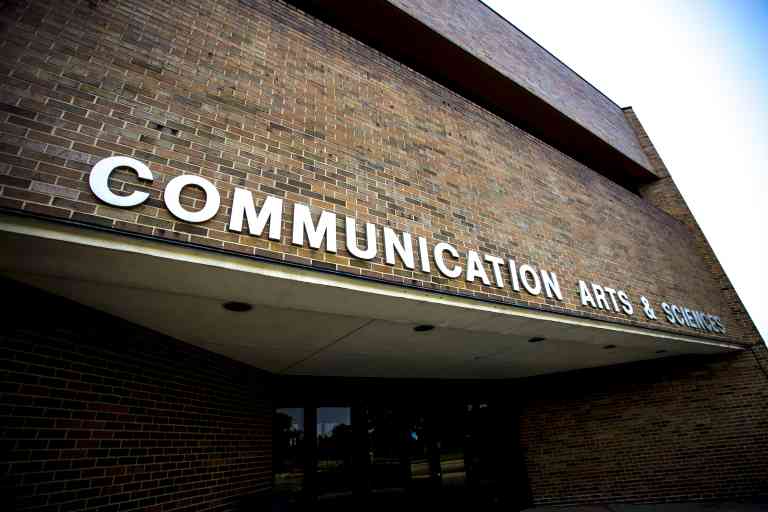 Photo of the College of Communication Arts and Sciences at MSU