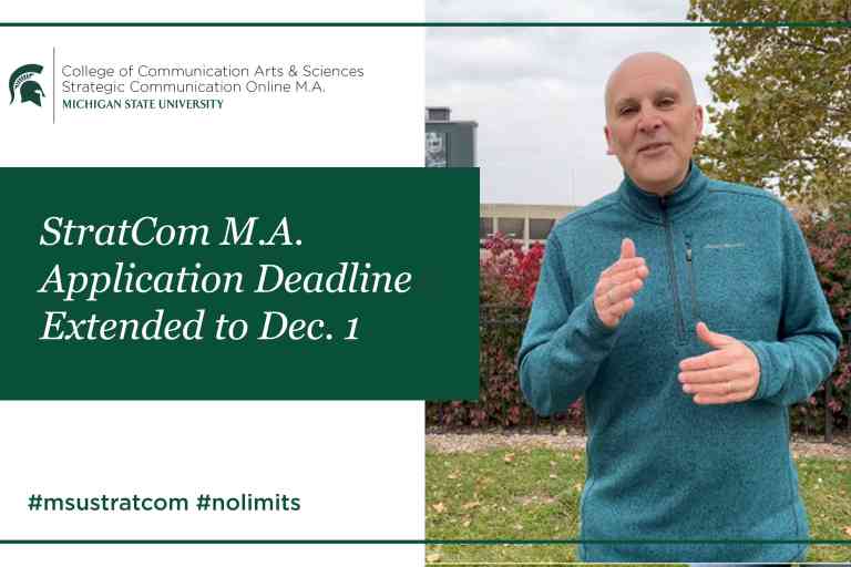 MSU StratCom Program Application Deadline Extended to December 1