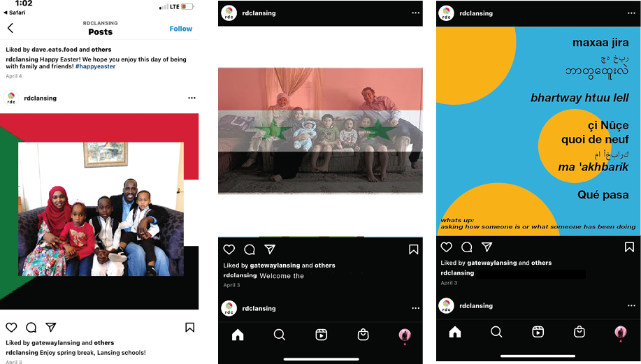 Instagram stories templates for promoting support for refugees