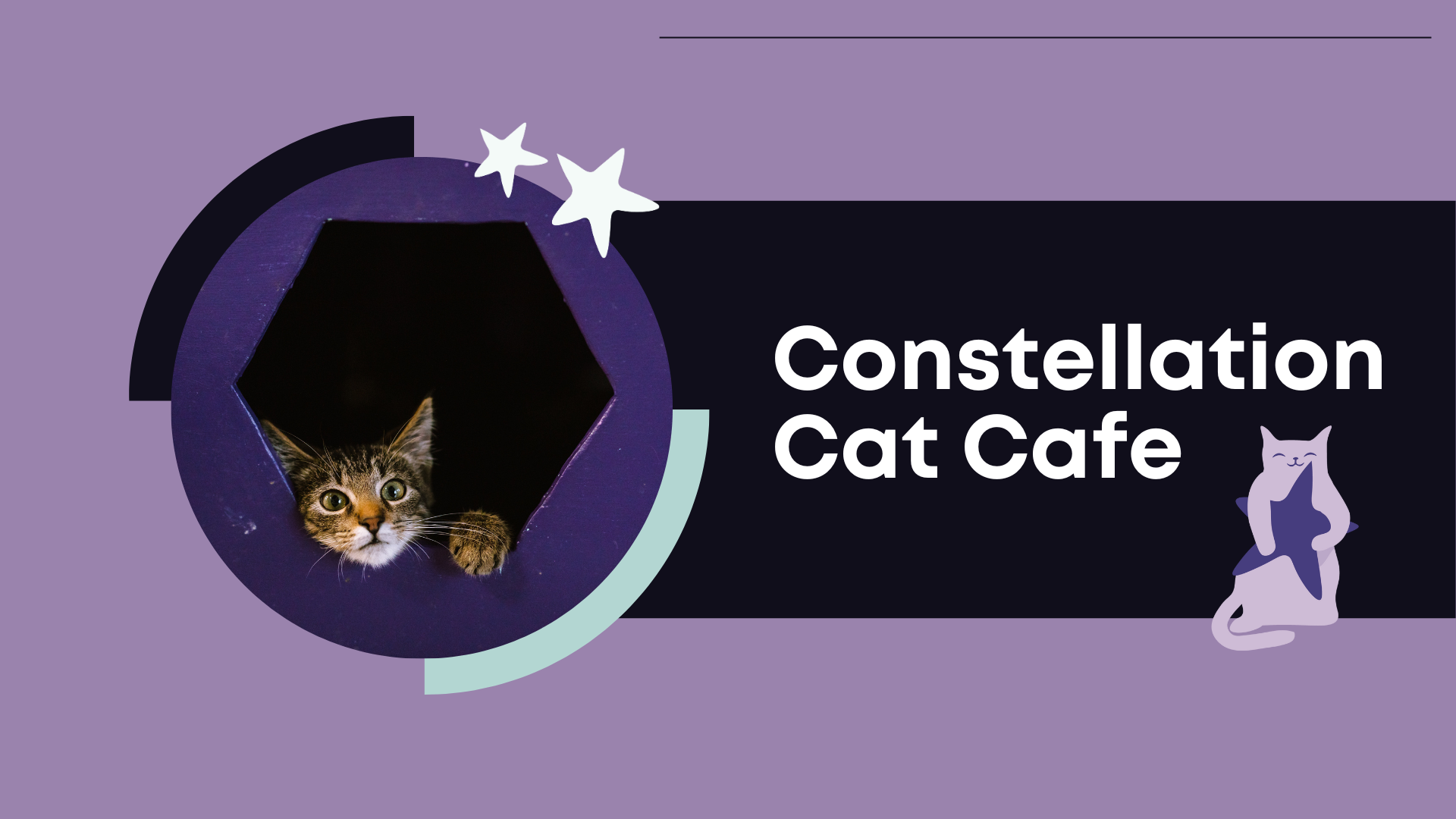Constellation Cat Cafe Brand Guide Cover Photo
