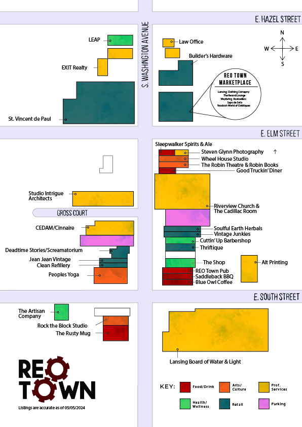 REO Town map