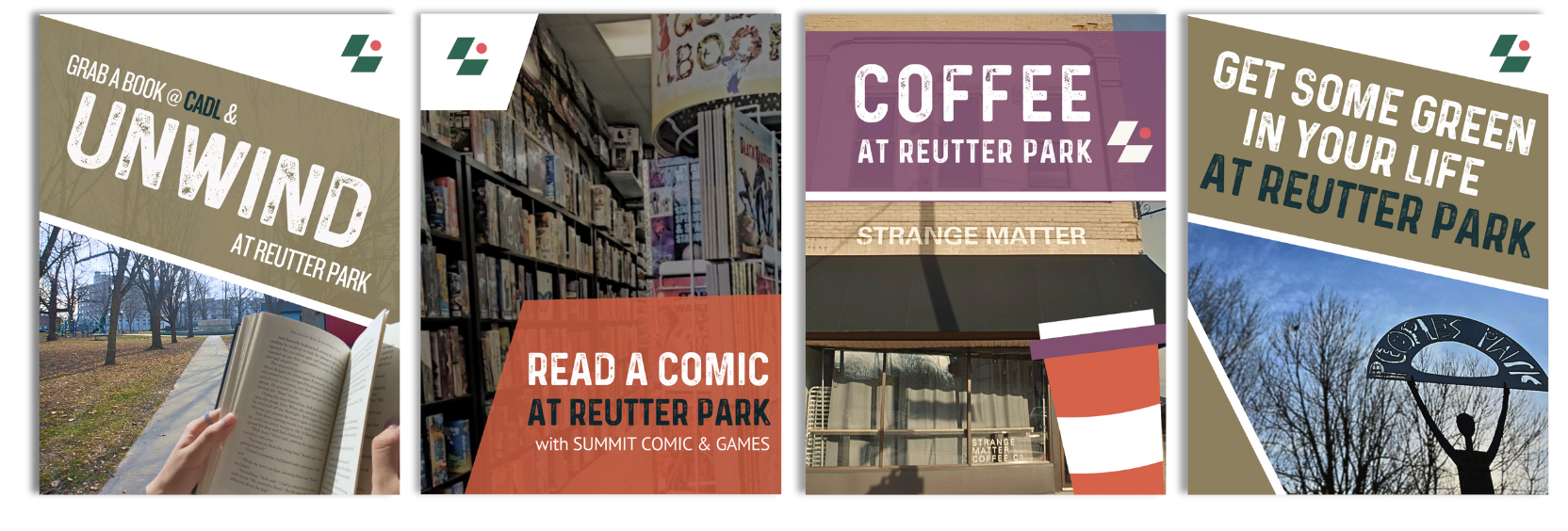 Unwind, read a comic, drink coffee in the park