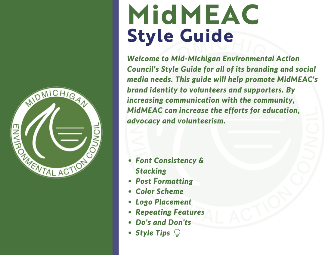 Front cover of MidMEAC style guide