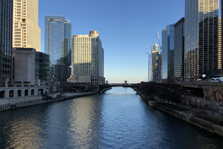 View of Chicago River