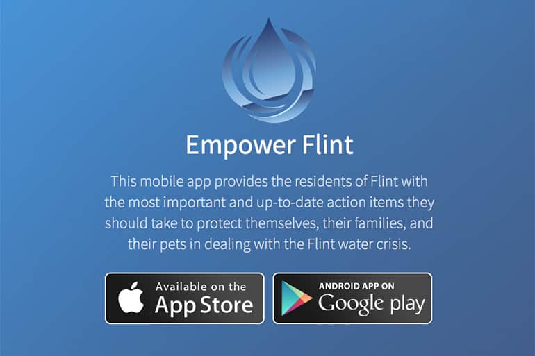 Screenshot for the Empower Flint app.