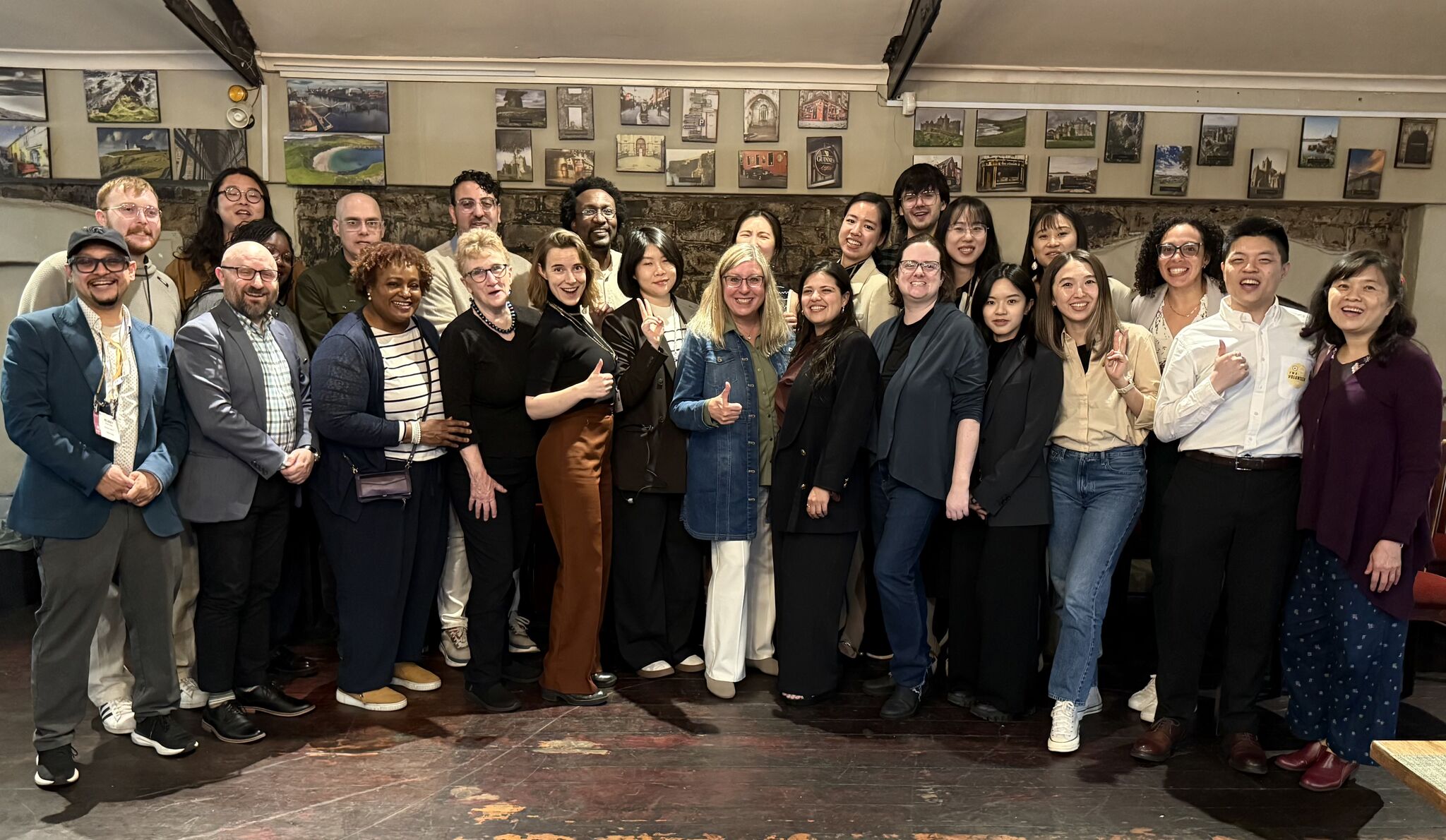Faculty at the ICA conference.