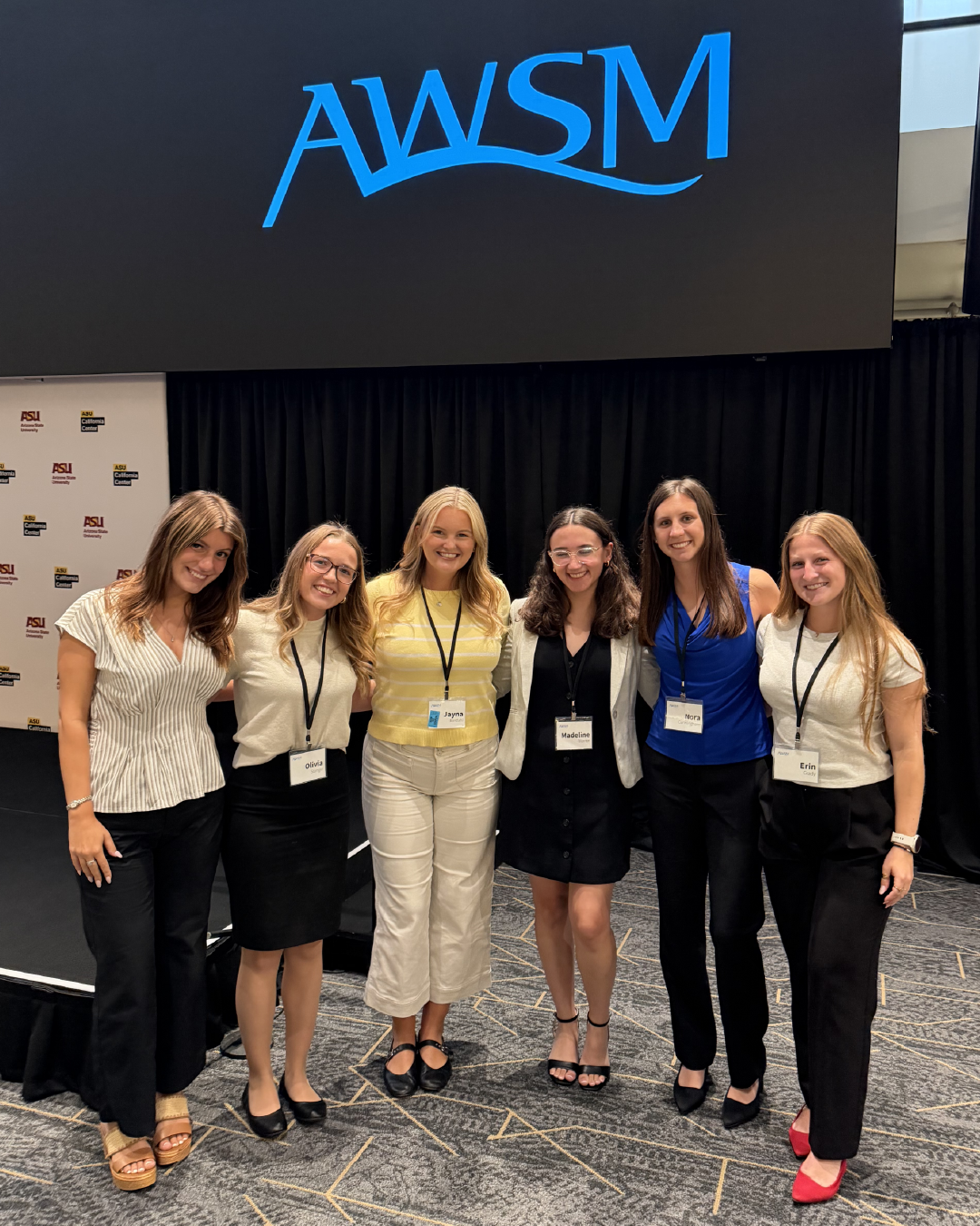 MSU AWSM members in LA.