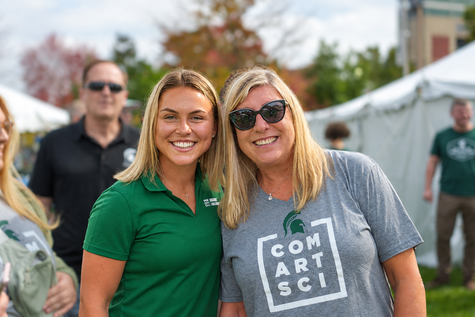 Dean Heidi and student Tate Beegle.