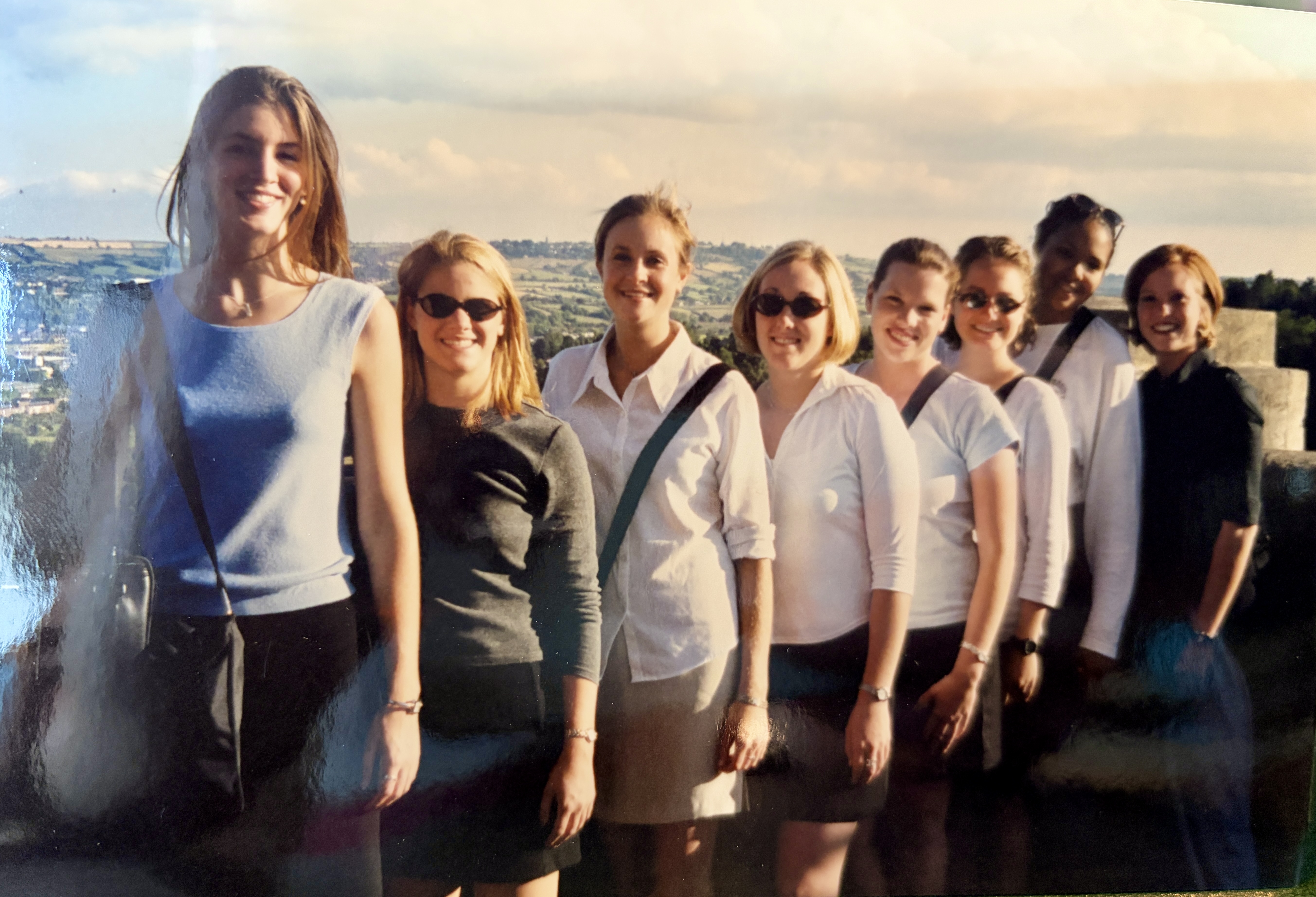 1999 cohort of girls lined up