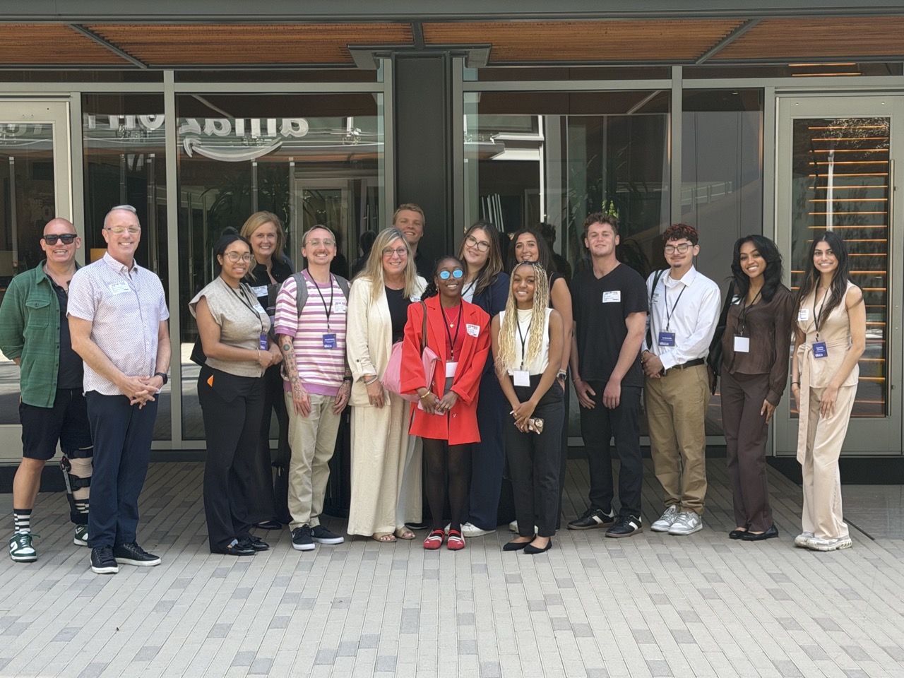 Students and faculty on the LA trip