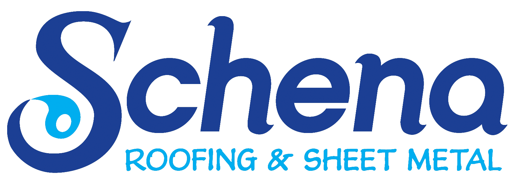 Schena Roofing and Sheet Metal Text Logo
